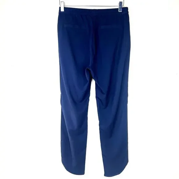 Marine Layer Allison Pant Navy Blue Pull On Elastic Waist Ankle Length SMALL - Picture 6 of 8